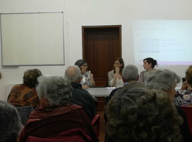 Acto de presentación da web en Mourente